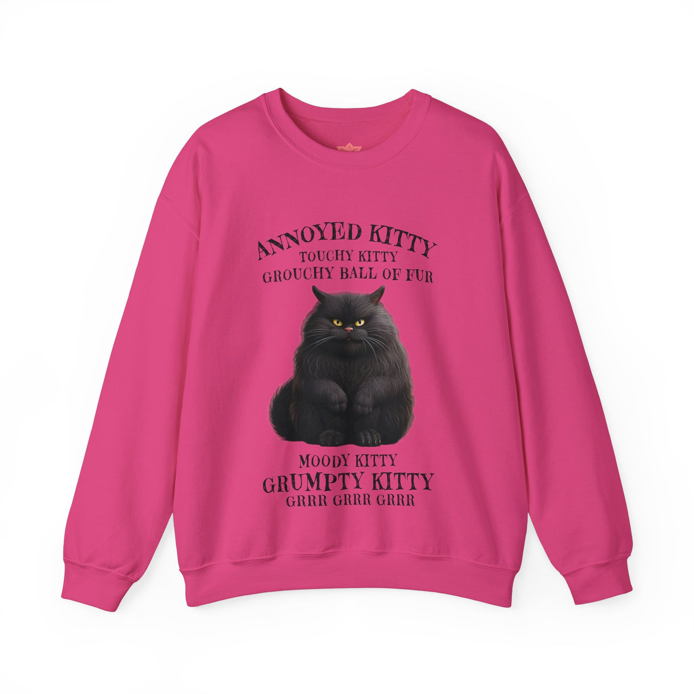 Annoyed Kitty Crewneck Sweatshirt