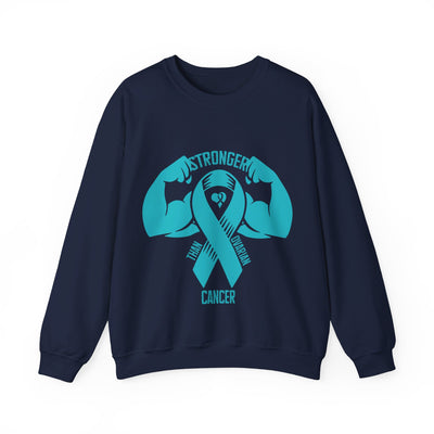 Stronger Than Ovarian Cancer Crewneck Sweatshirt