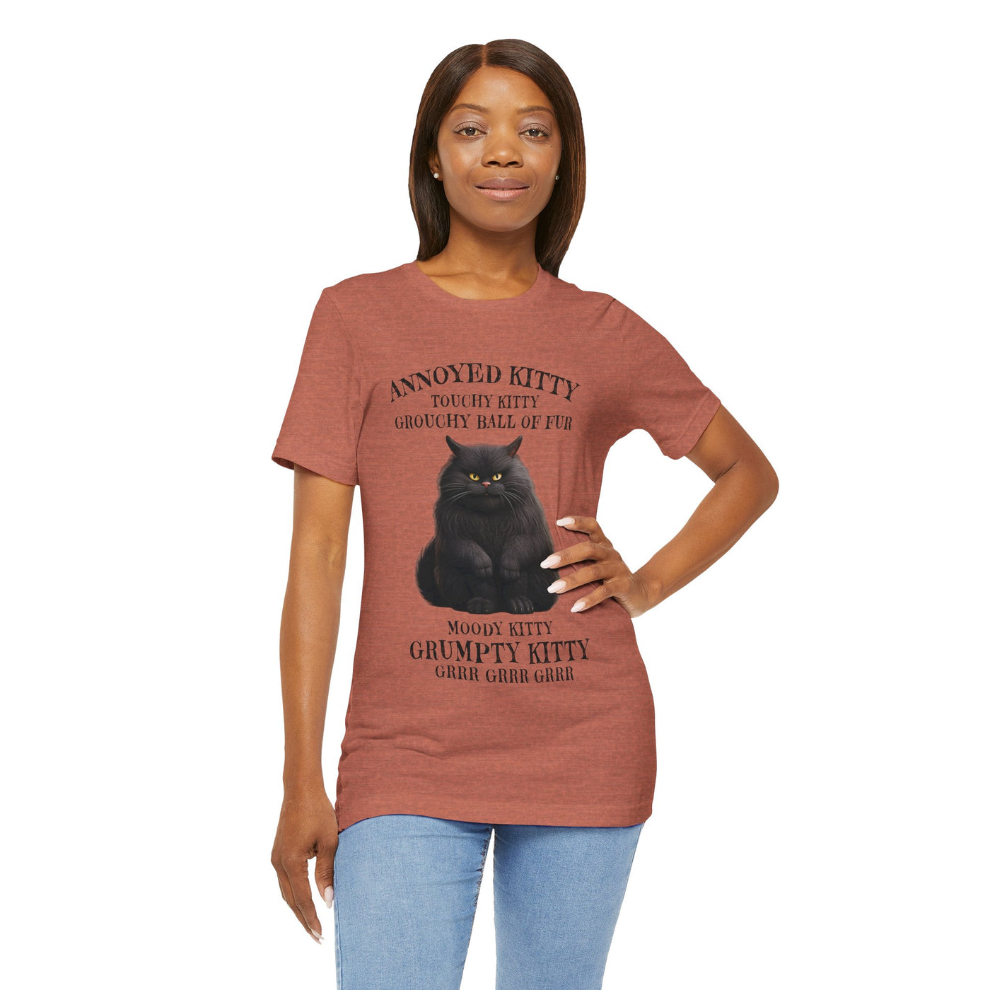 Annoyed Kitty Short Sleeve Tee