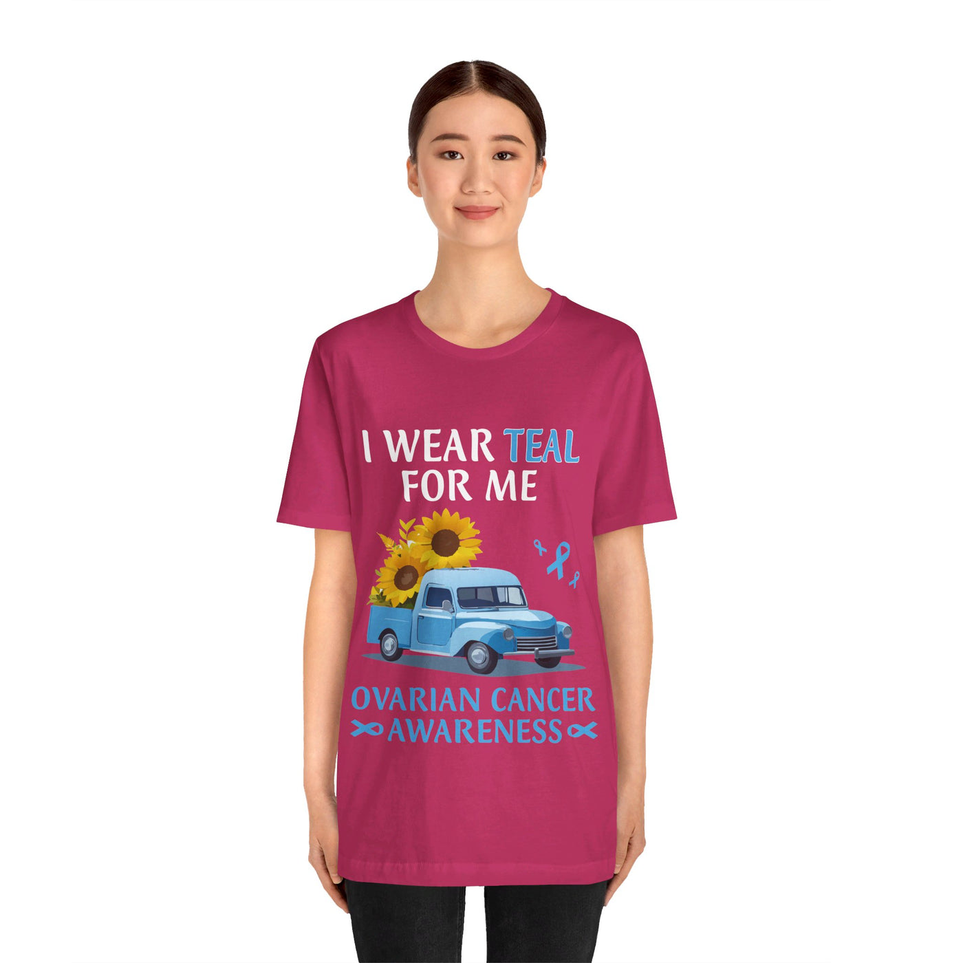 I Wear Teal For Me Short Sleeve Tee