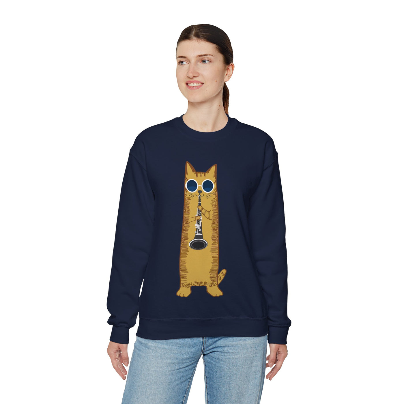 Cat Crewneck Sweatshirt