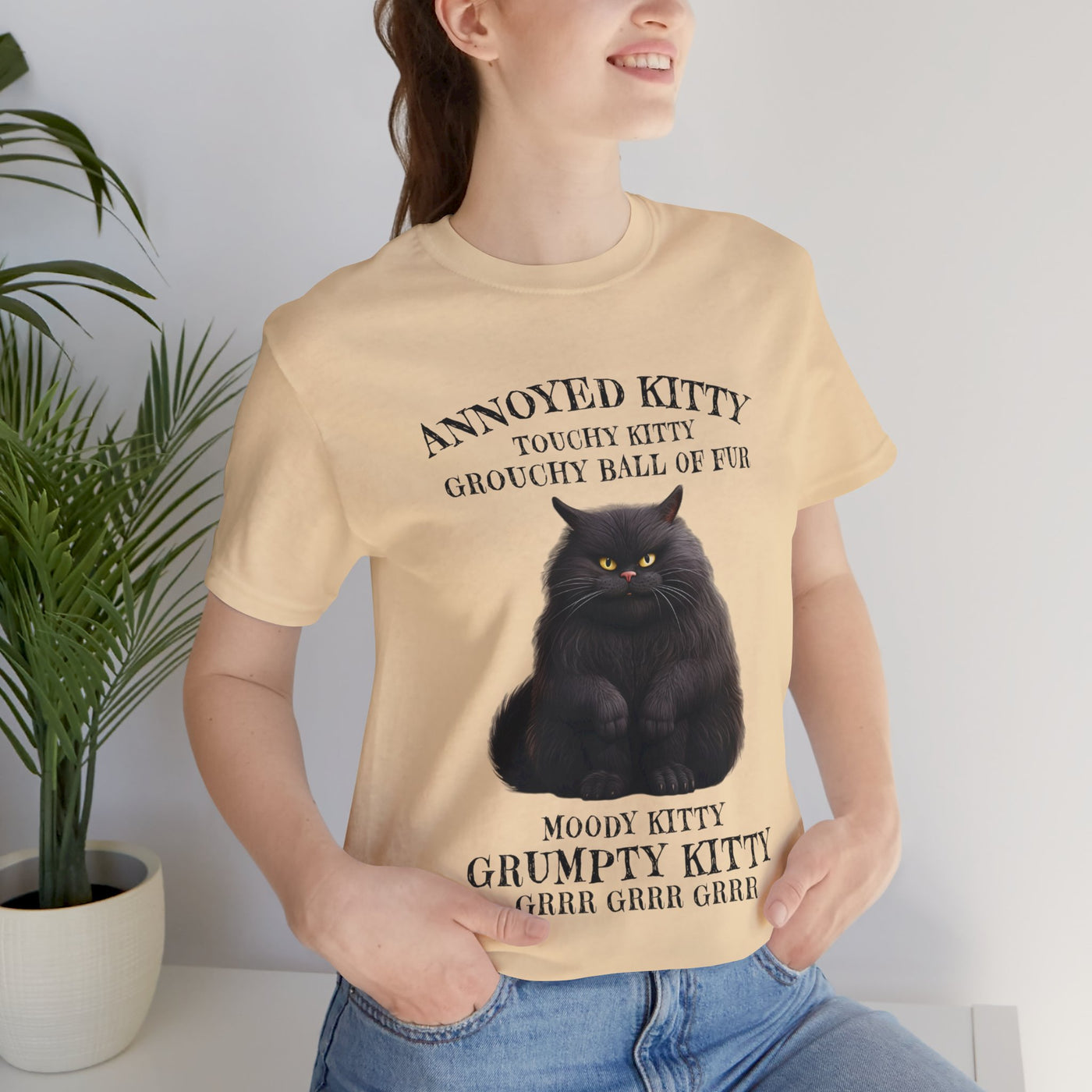 Annoyed Kitty Short Sleeve Tee