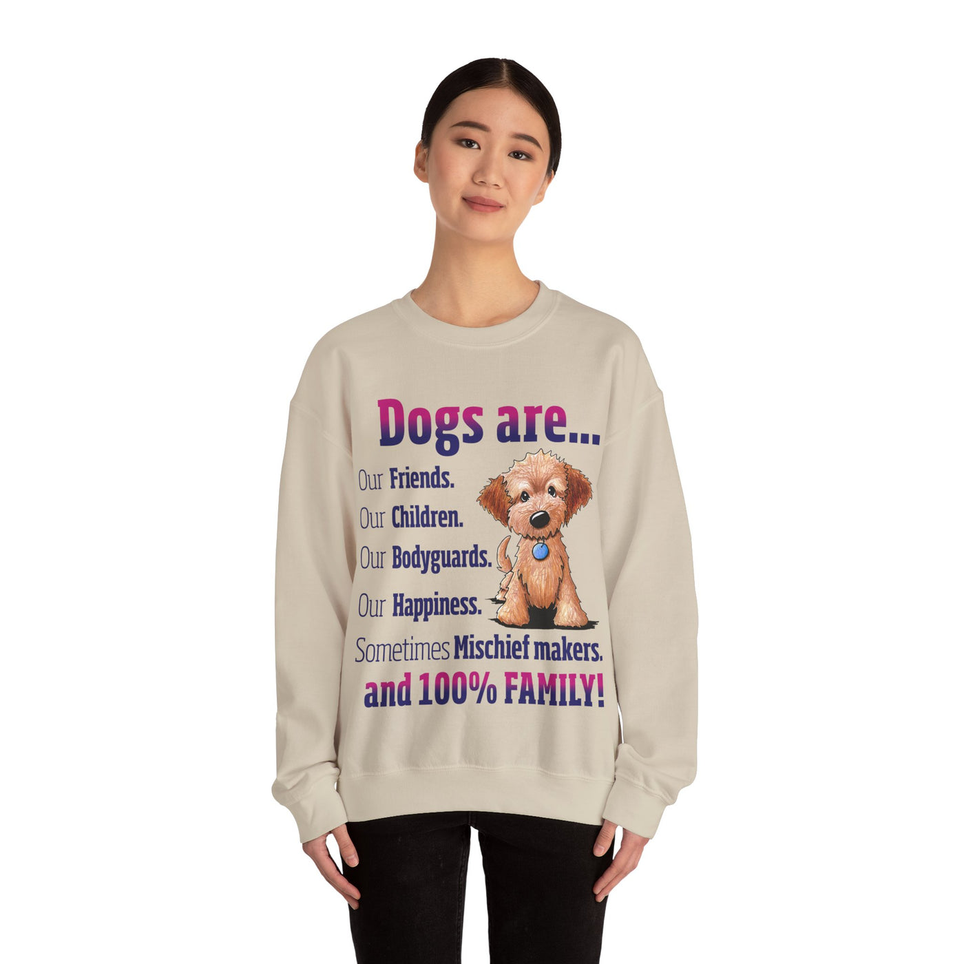 Dogs are Our Friends Crewneck Sweatshirt