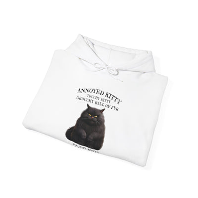 Annoyed Kitty Hooded Sweatshirt