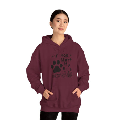 If You Hurt My Dog Hooded Sweatshirt