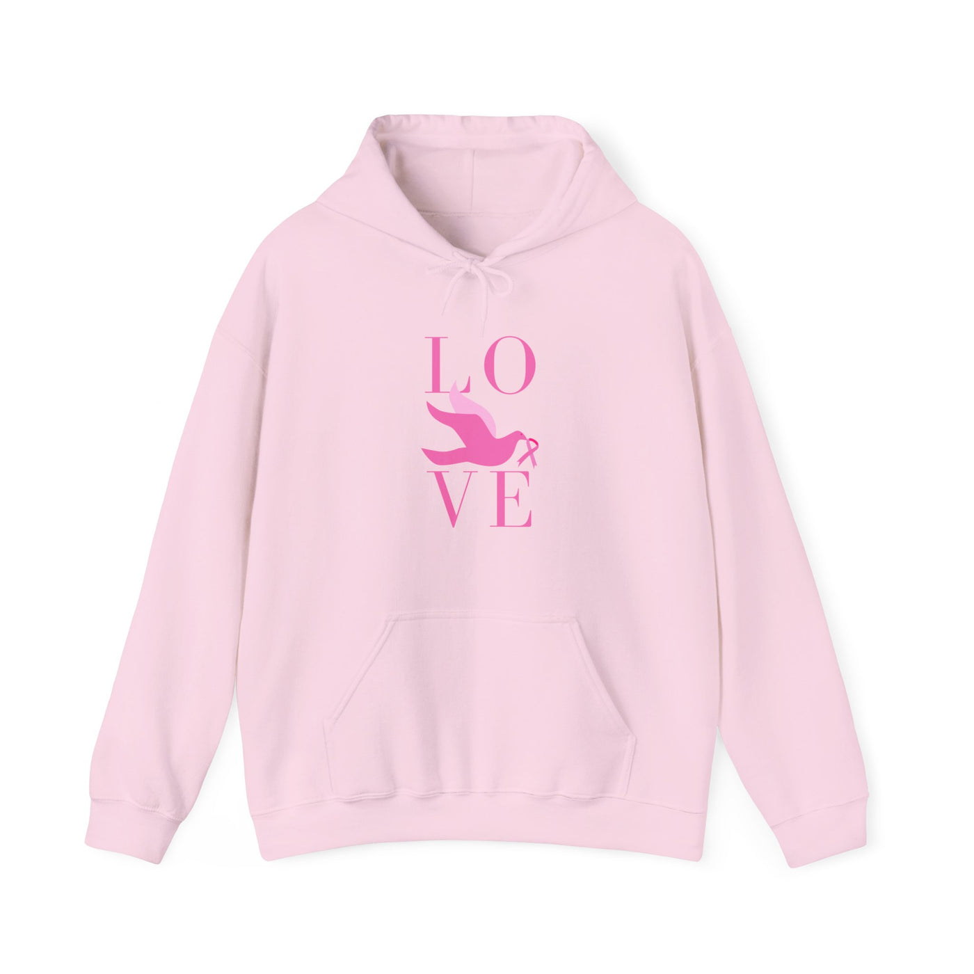 Pink Dove Hooded Sweatshirt