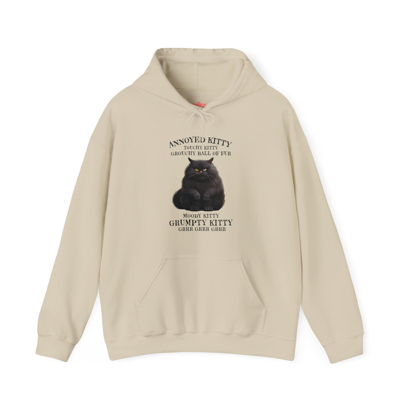 Annoyed Kitty Hooded Sweatshirt