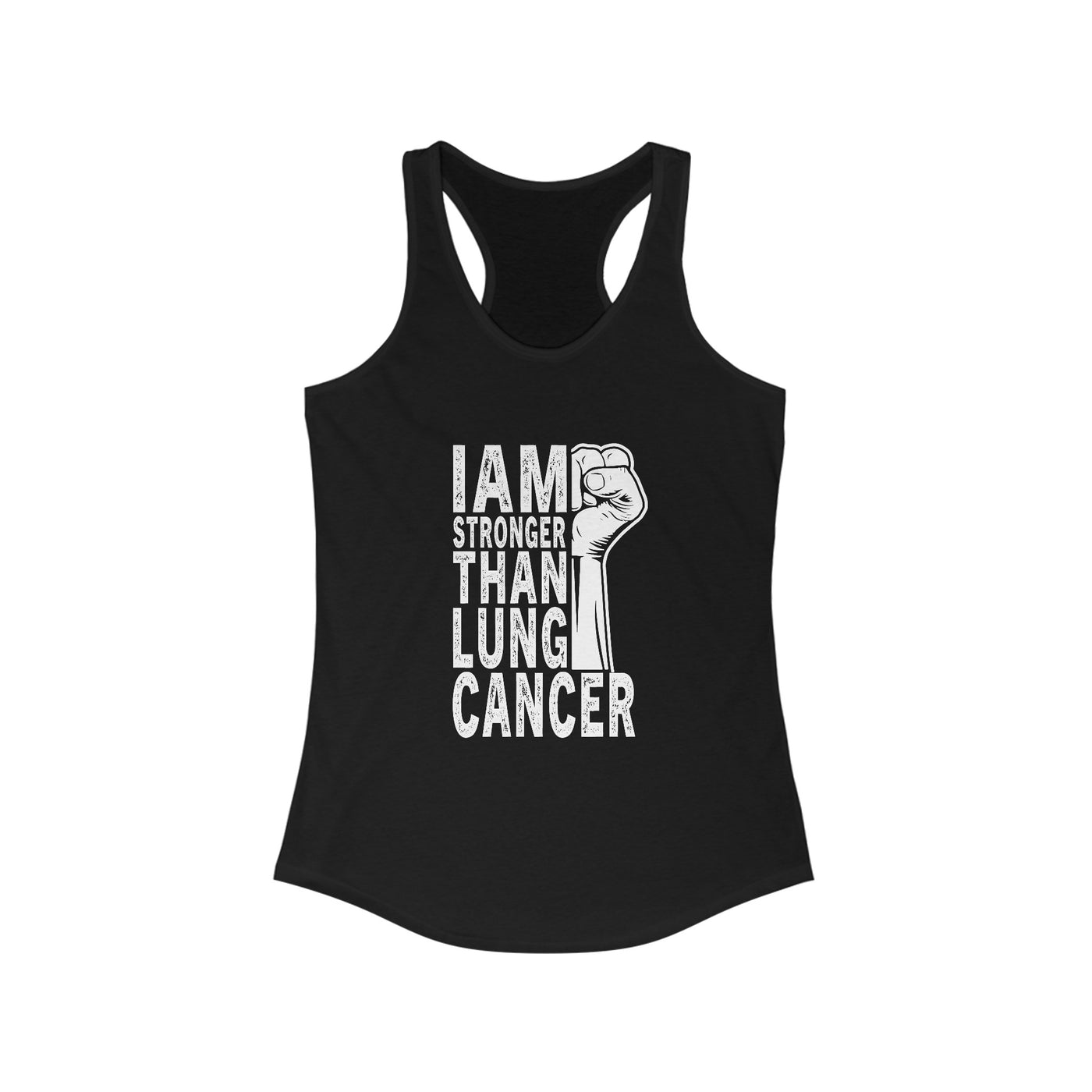 IAM STRONGER Racerback Tank