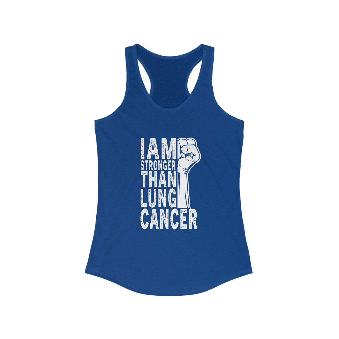 IAM STRONGER Racerback Tank