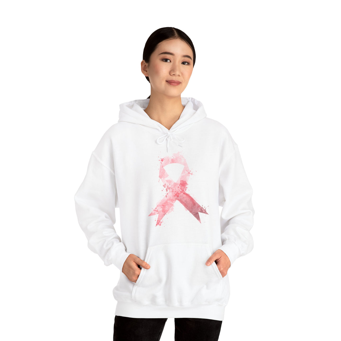 Hope Ribbon Hooded Sweatshirt