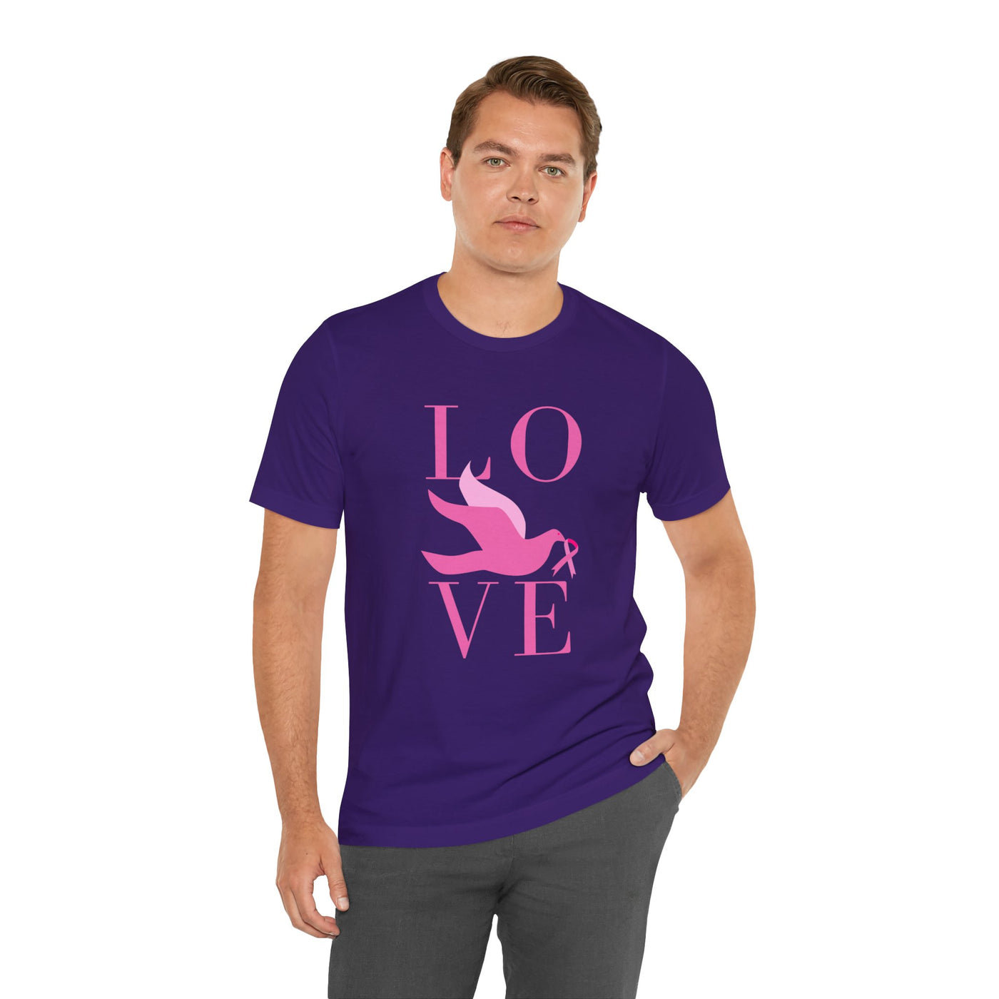 Pink Dove Short Sleeve Tee