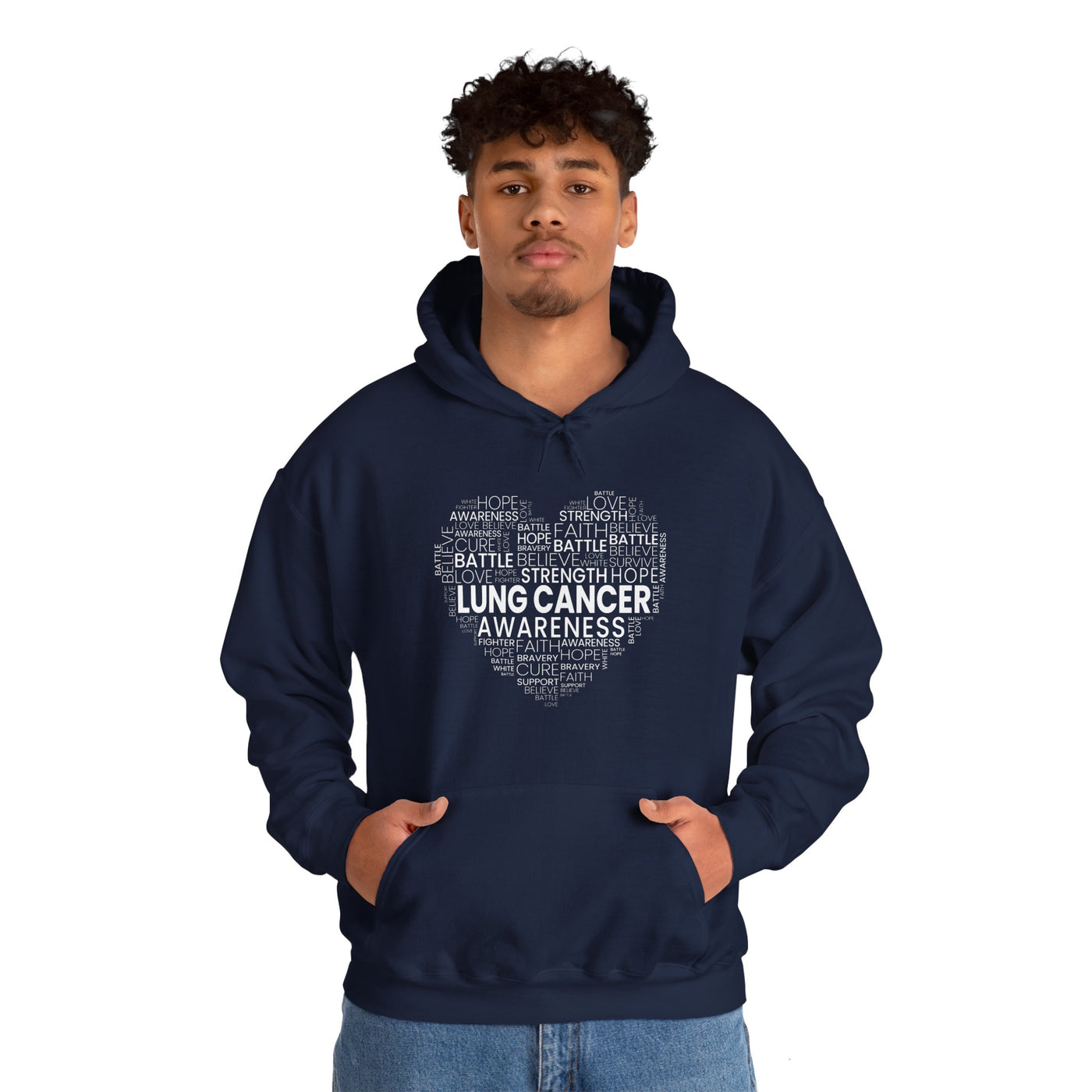 Lung Cancer Awareness Hooded Sweatshirt