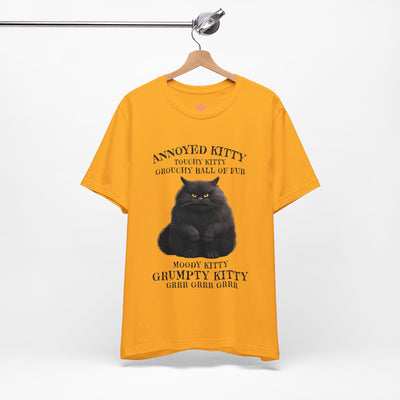 Annoyed Kitty Short Sleeve Tee