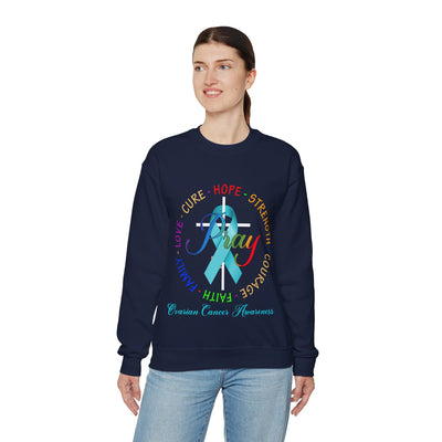 Ovarian Cancer Awareness Crewneck Sweatshirt