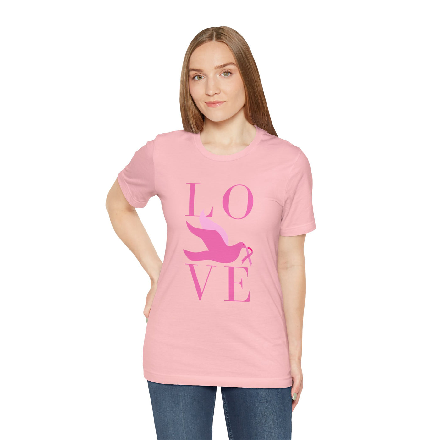 Pink Dove Short Sleeve Tee