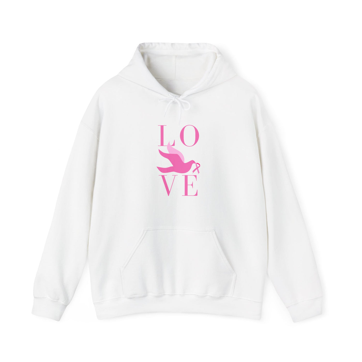 Pink Dove Hooded Sweatshirt