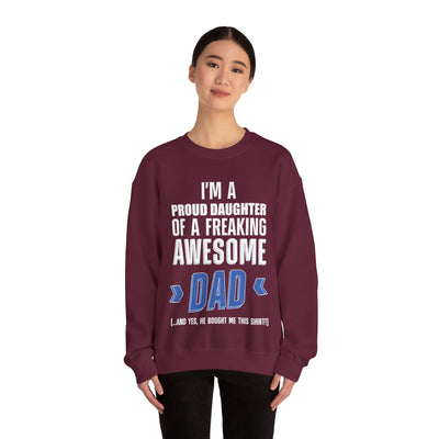 I'm proud daughter Crewneck Sweatshirt