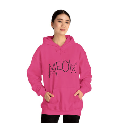 Cat Meow Hooded Sweatshirt