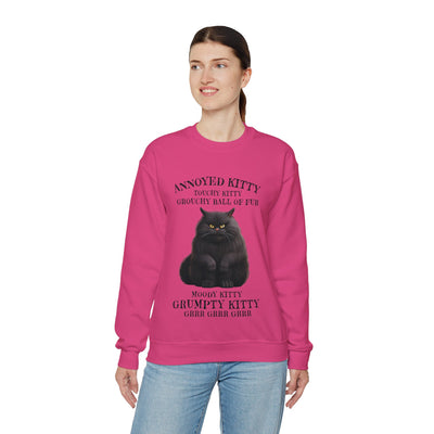 Annoyed Kitty Crewneck Sweatshirt