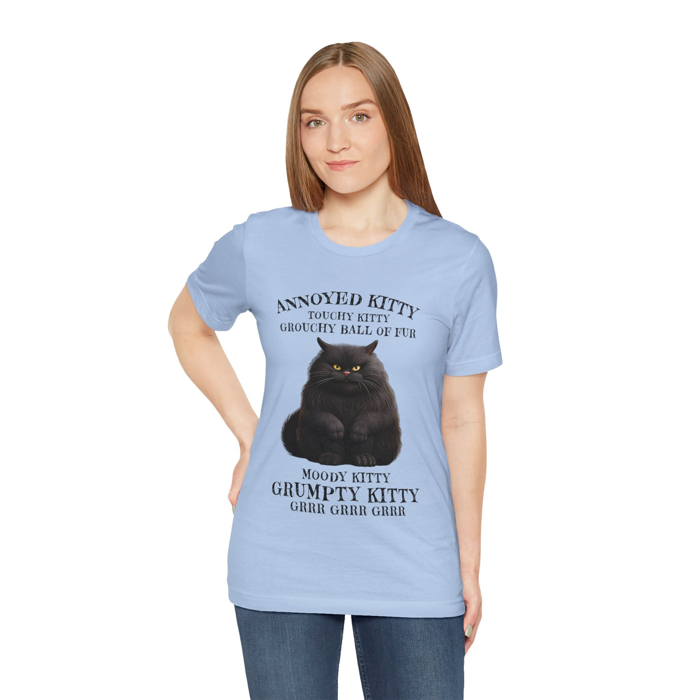 Annoyed Kitty Short Sleeve Tee