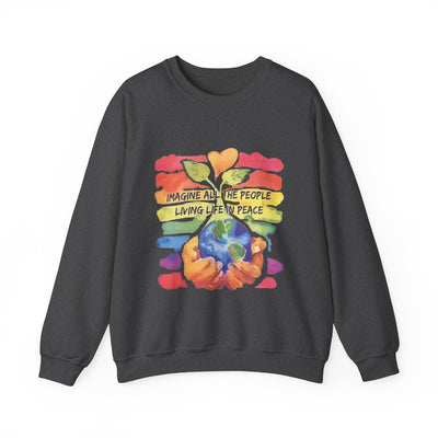 People living life in peace Crewneck Sweatshirt