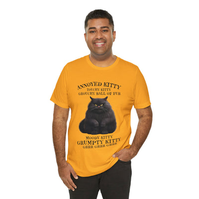 Annoyed Kitty Short Sleeve Tee