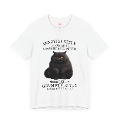 Annoyed Kitty Short Sleeve Tee