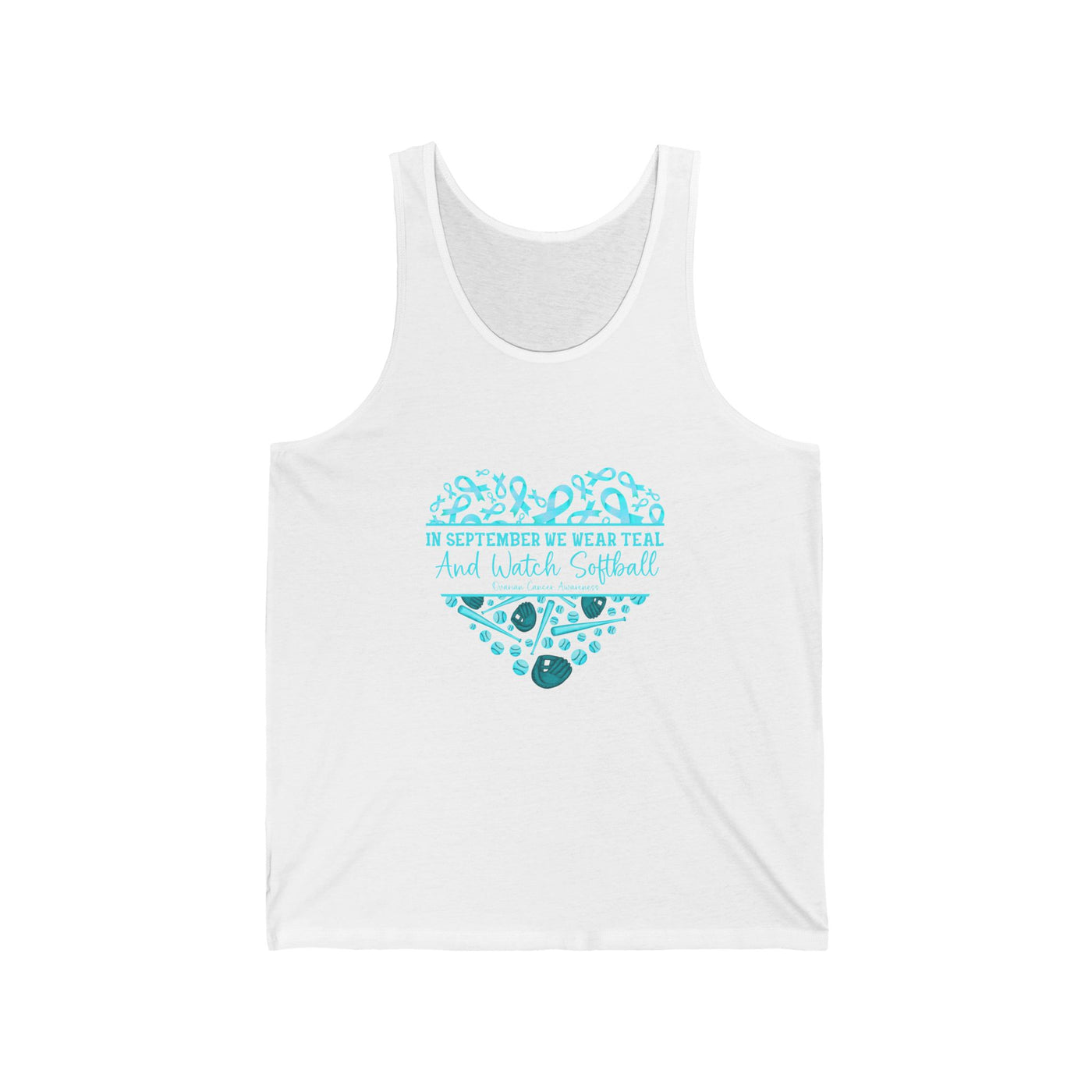 We Wear Teal Jersey Tank