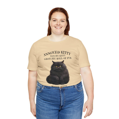 Annoyed Kitty Short Sleeve Tee