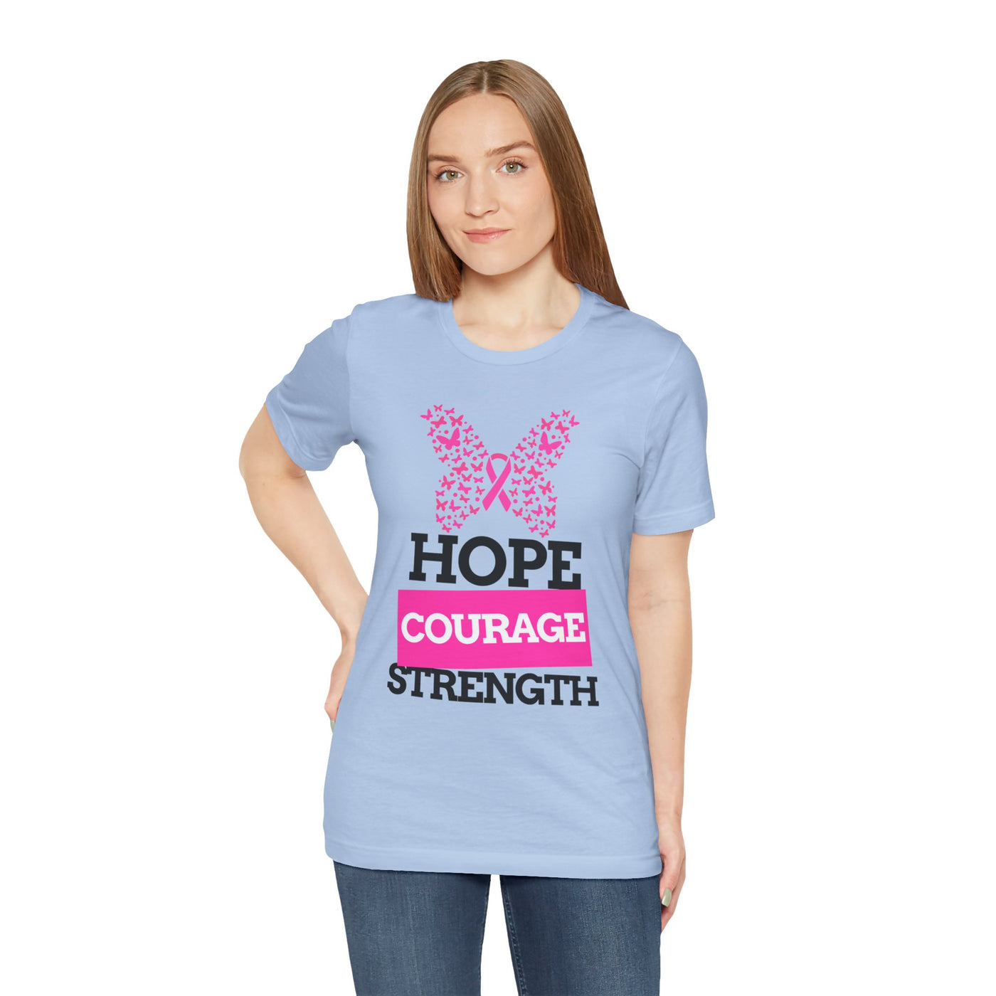 Hope.Courage.Stength Short Sleeve Tee