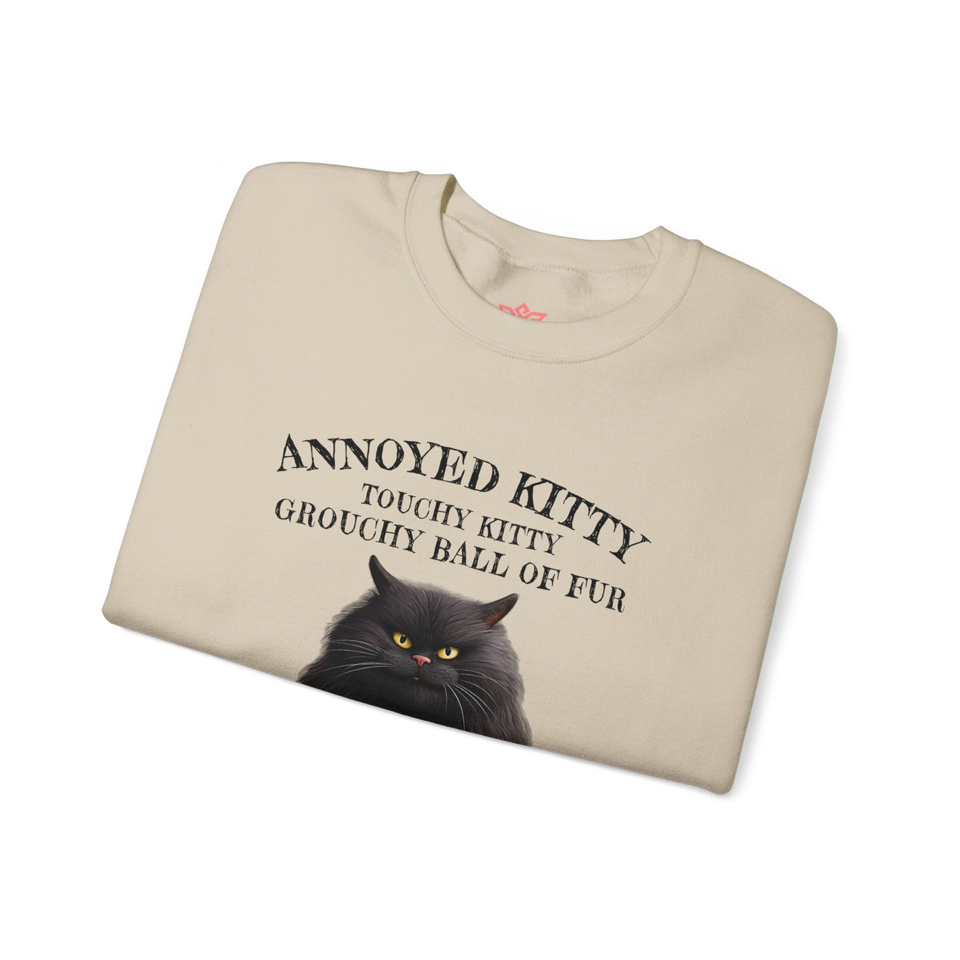 Annoyed Kitty Crewneck Sweatshirt