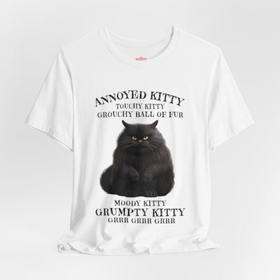 Annoyed Kitty Short Sleeve Tee