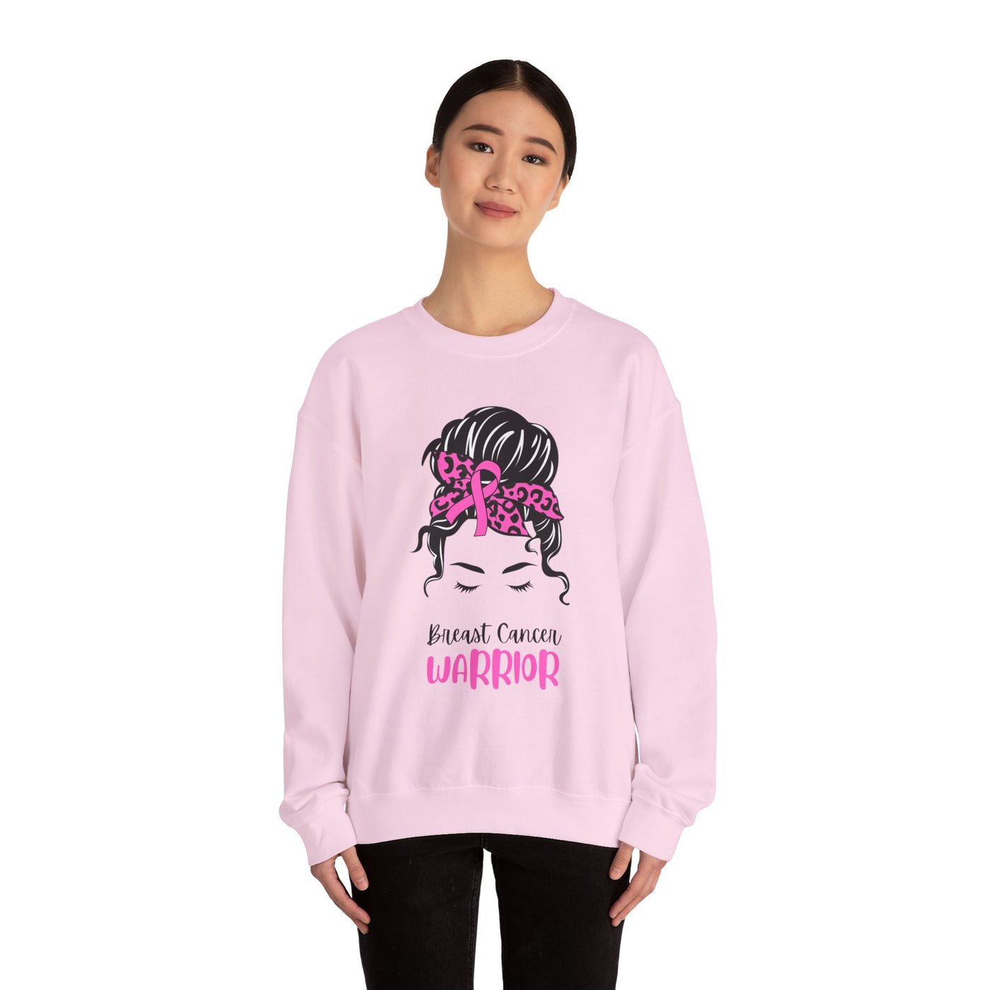 Breast Cancer Warrior Crewneck Sweatshirt