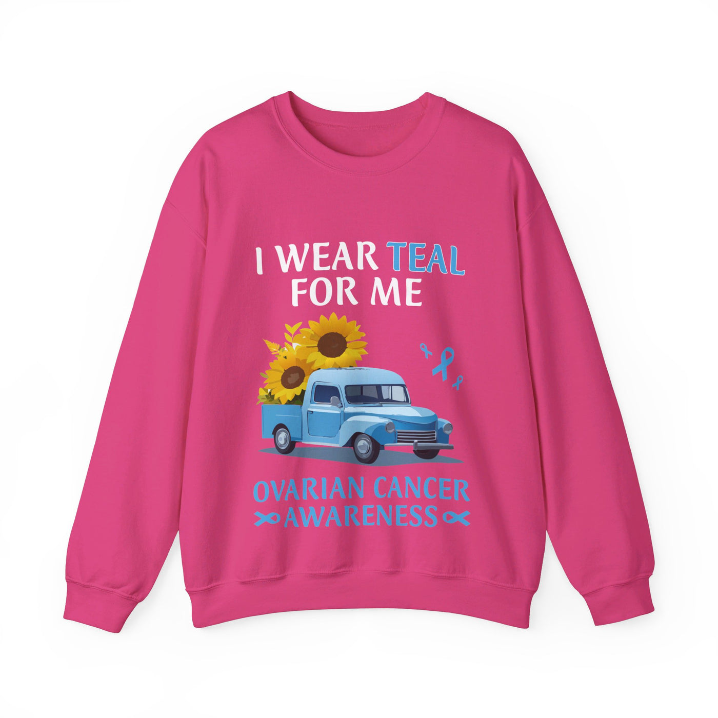 I Wear Teal For Me Crewneck Sweatshirt