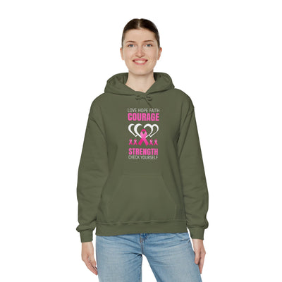 Love hope faith Hooded Sweatshirt