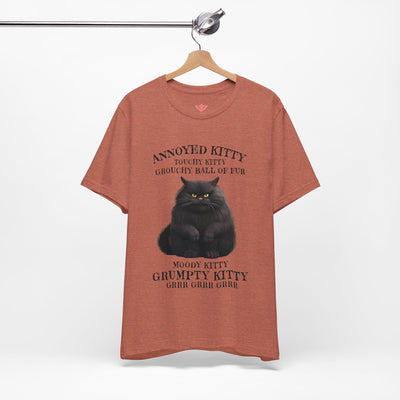 Annoyed Kitty Short Sleeve Tee