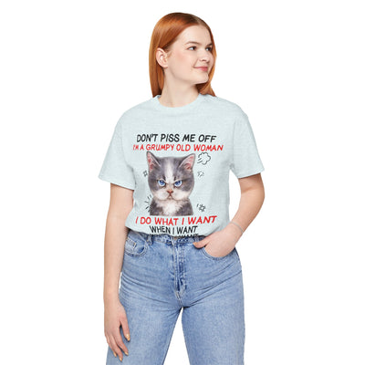 Angry Cat Short Sleeve Tee