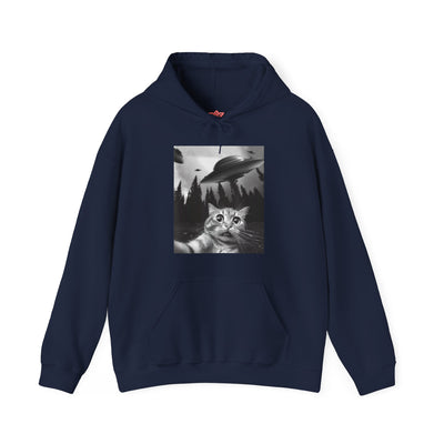 Cat Selfie Hooded Sweatshirt