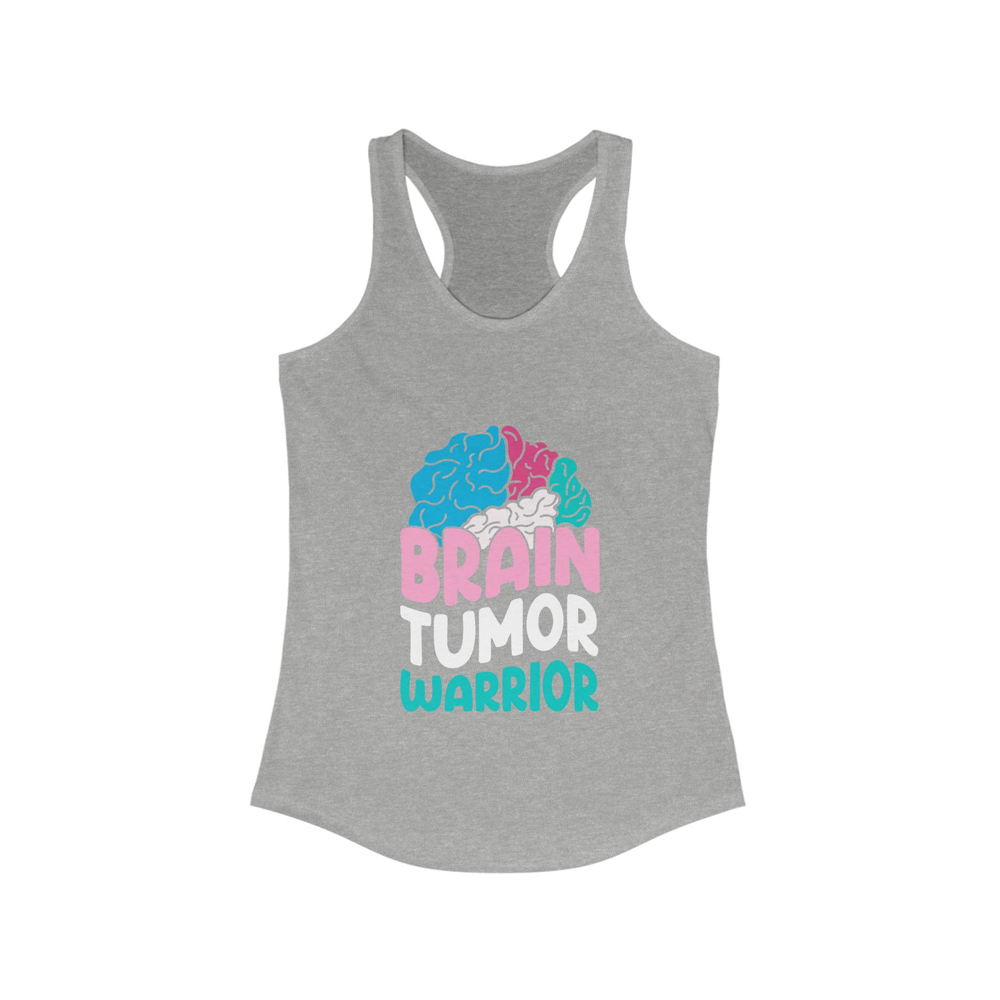 Brain Tumor Warrior Racerback Tank