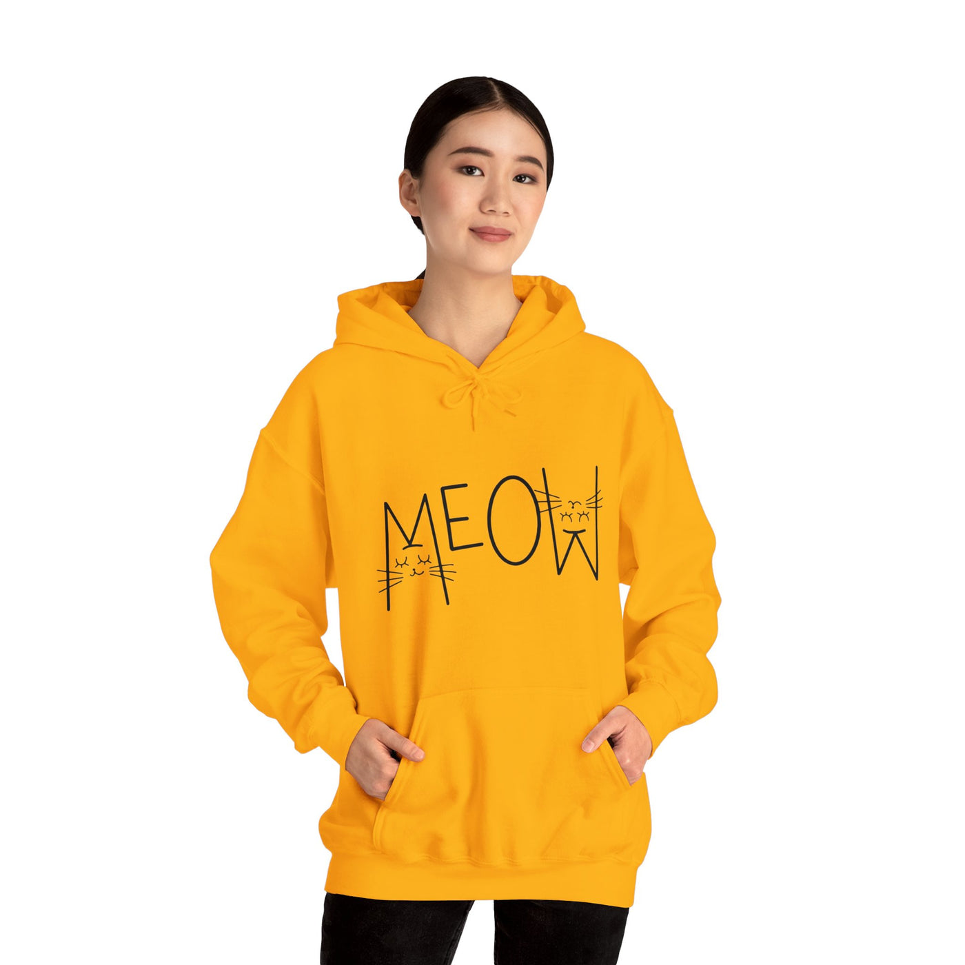 Cat Meow Hooded Sweatshirt