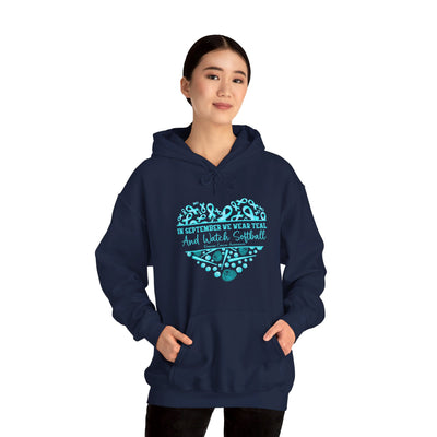 We Wear Teal Hooded Sweatshirt