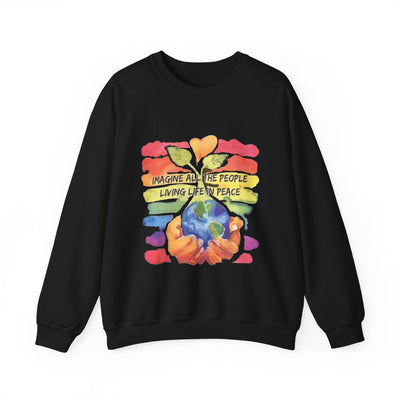 People living life in peace Crewneck Sweatshirt