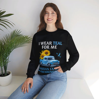 I Wear Teal For Me Crewneck Sweatshirt