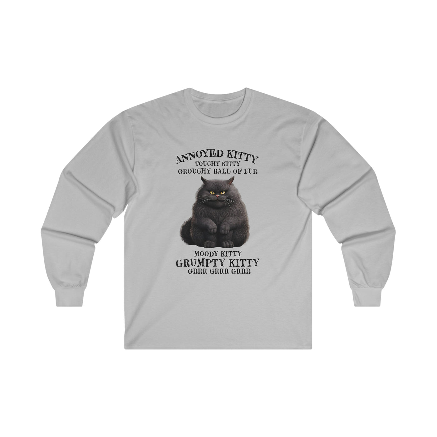 Annoyed Kitty Long Sleeve Tee