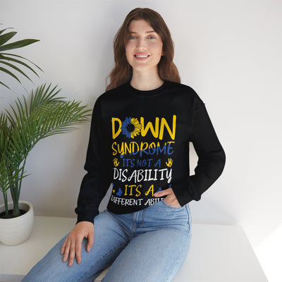 DOWN SUNDROME Crewneck Sweatshirt