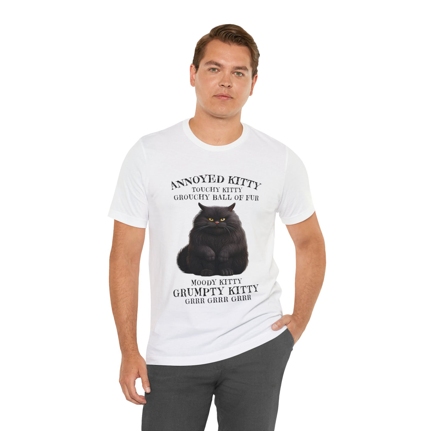 Annoyed Kitty Short Sleeve Tee