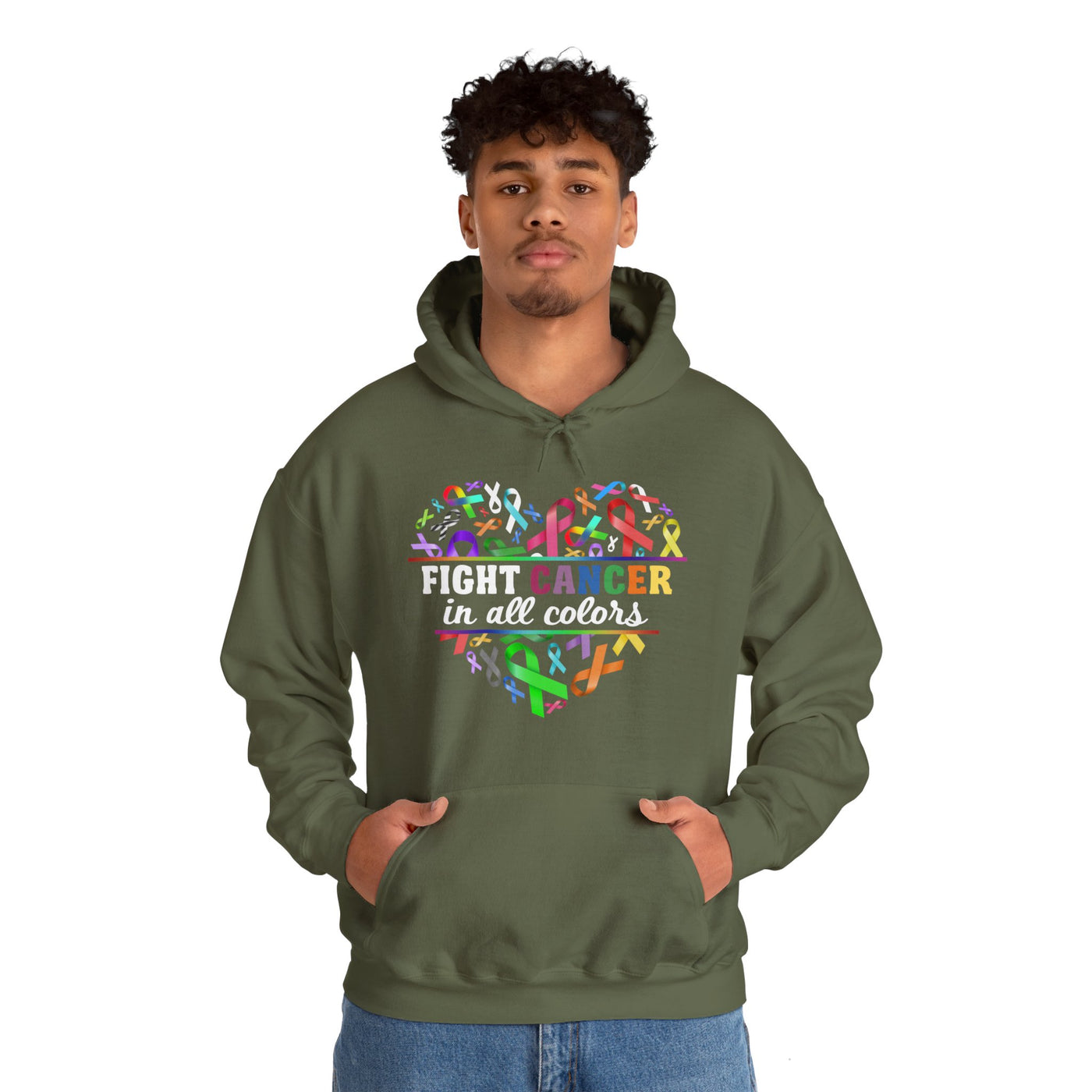 Fight in all colors Hooded Sweatshirt