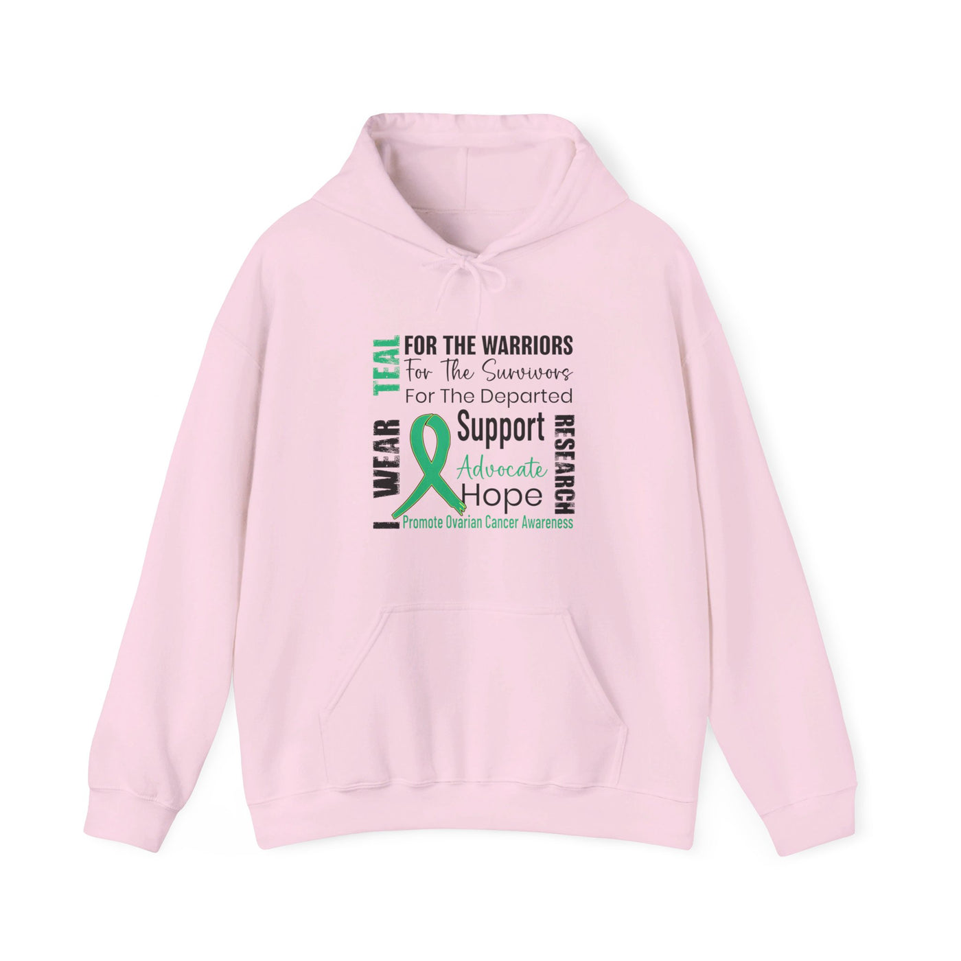 Ovarian Cancer Awarness Hooded Sweatshirt