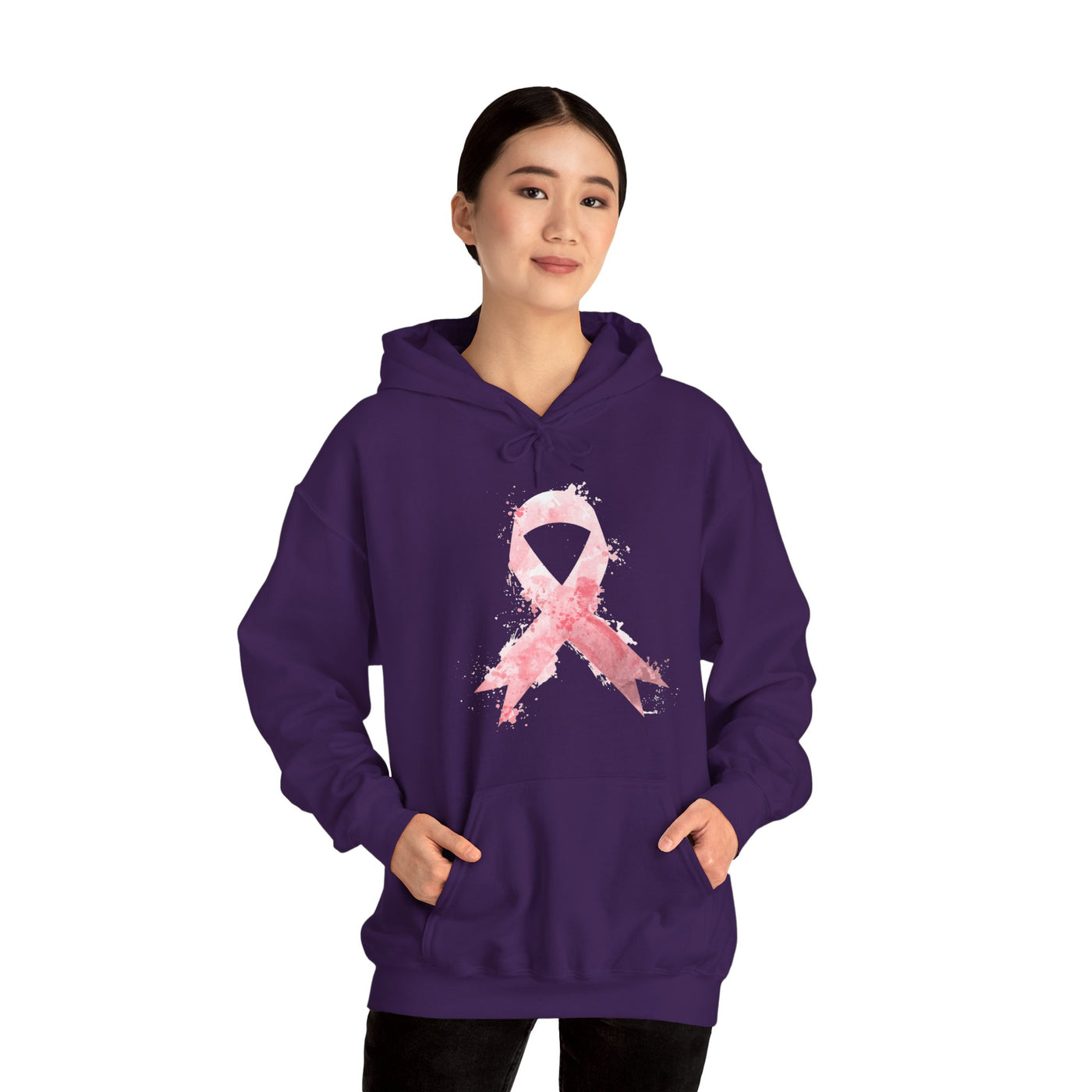 Hope Ribbon Hooded Sweatshirt