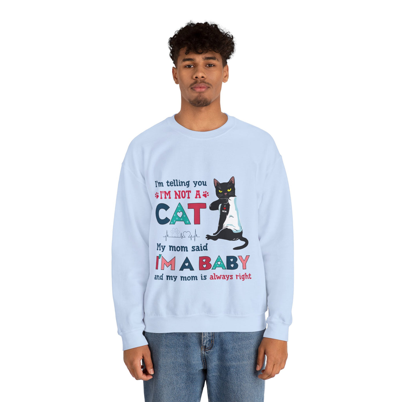 Cat Baby Crewneck Sweatshirt